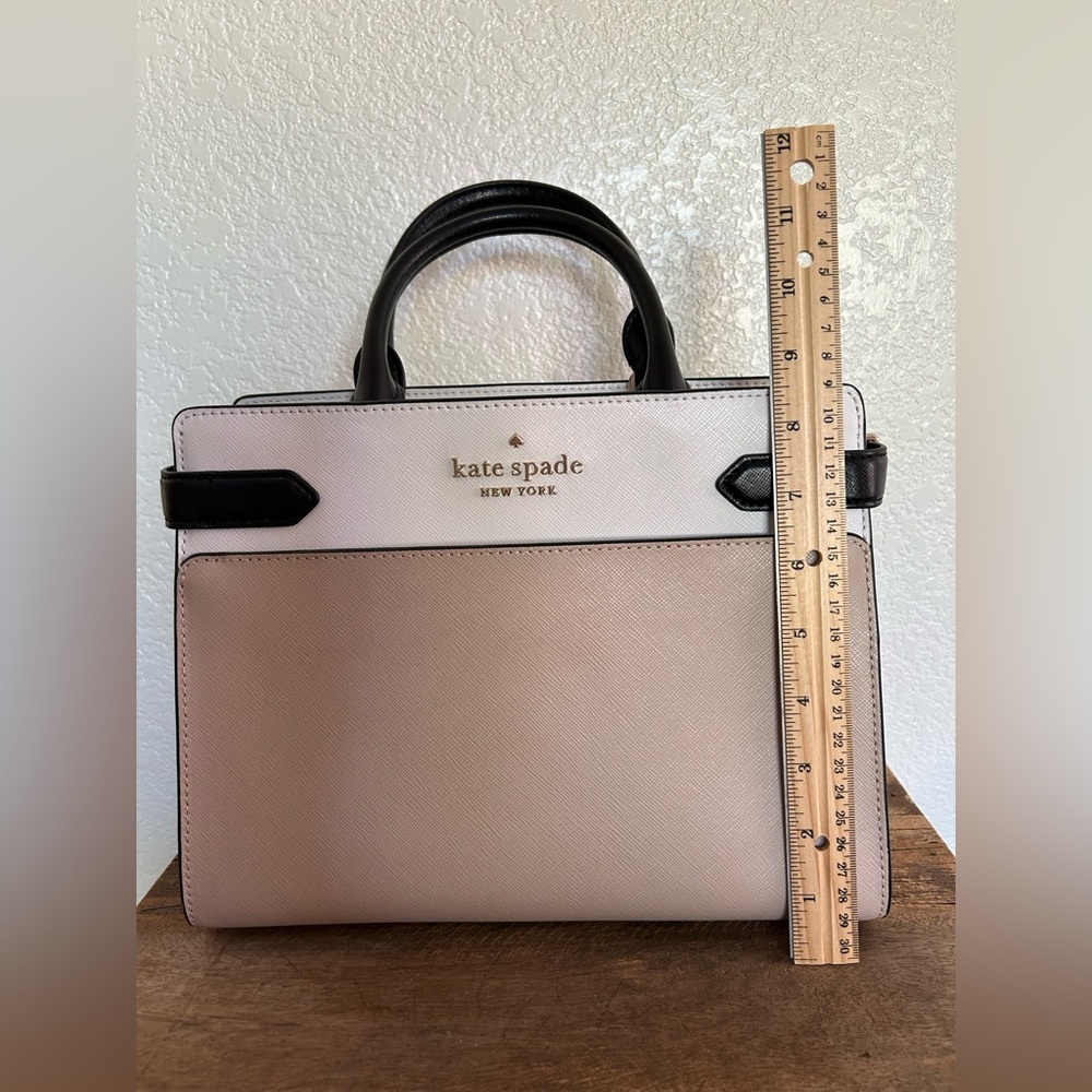 Kate Spade NWOT Beige and Black Classic Women's Bag Set - Picture 10 of 16